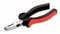 Zangen mit rot-schwarzem Griff auf weißem Hintergrund. Sie sind gebrauchsfertig und deutlich sichtbar.