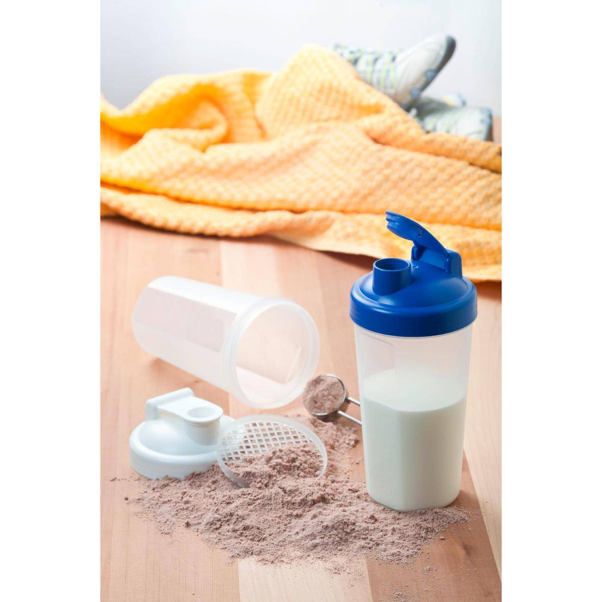 Shaker "Protein", 0,60 l, teal/transluzent-grau-3