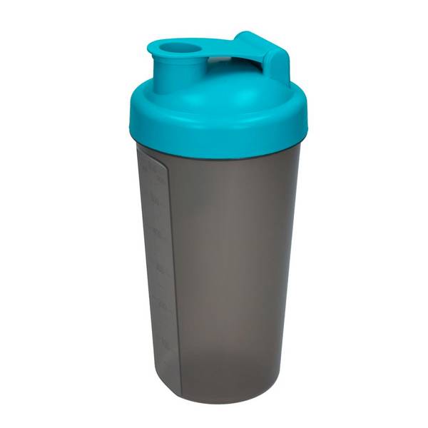 Shaker "Protein", 0,60 l, teal/transluzent-grau
