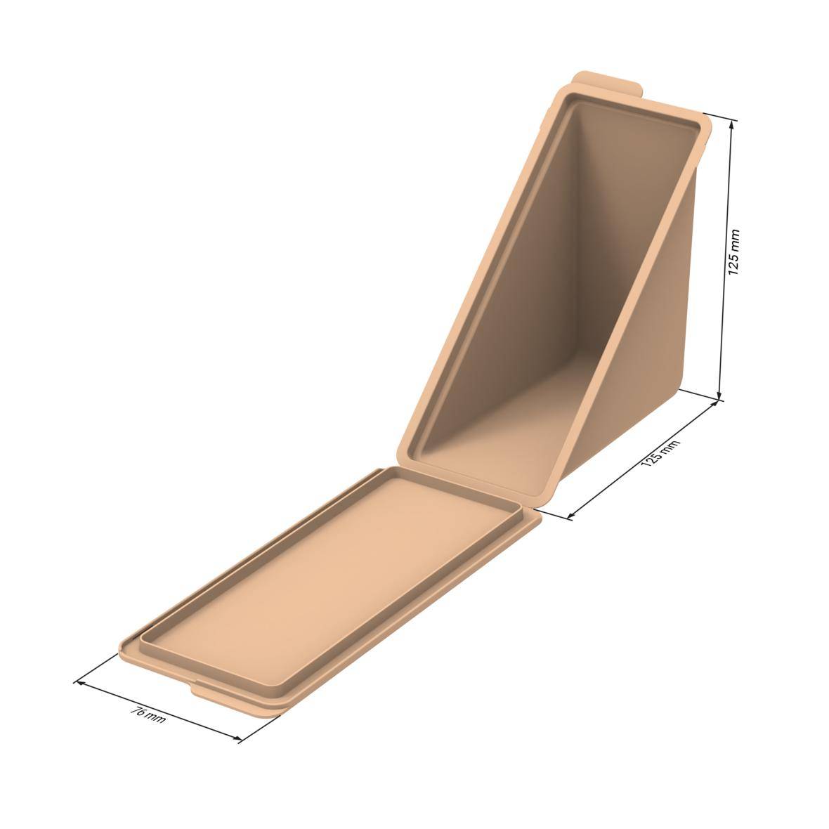 Sandwichbox „ToGo“, schwarz-4