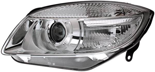 HELLA 1EL 247 025-261 Doppelscheinwerfer/FF/Halogen-Hauptscheinwerfer - rechts - für u.a. Skoda Fabi-0