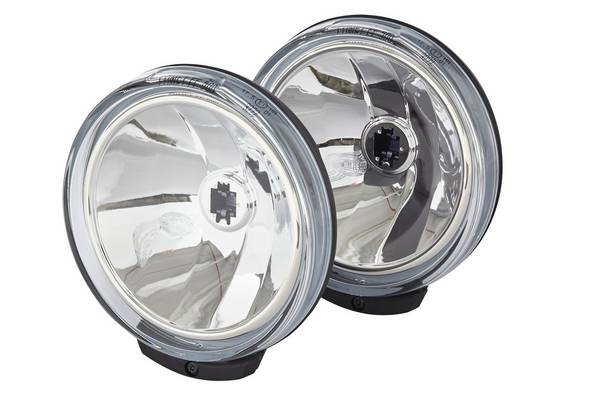 HELLA 1F6 010 952-821 FF/Halogen-Fernscheinwerfersatz - Comet FF 500 - 12V - rund - Anbau - glasklar