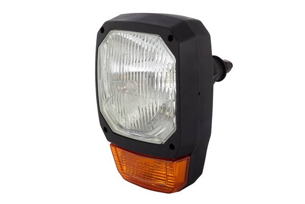 HELLA 1LA 328 450-101 Hauptscheinwerfer - 12V - Einbau - Lichtscheibenfarbe: gelb - Stecker: DEUTSCH