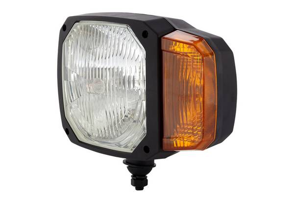 HELLA 1LA 328 450-311 Hauptscheinwerfer - 12V - Einbau - Lichtscheibenfarbe: gelb - Stecker: DEUTSCH