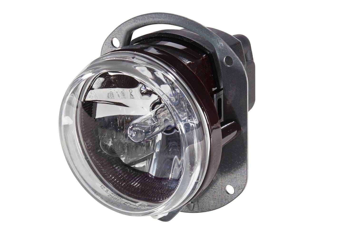 HELLA 1N0 010 294-001 FF/Halogen-Nebelscheinwerfer - 90mm Essential - 12V - rund - Einbau - glasklar-0