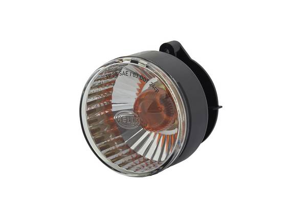 HELLA 2BA 009 001-091 Blinkleuchte - Halogen - 12V - Einbau - Lichtscheibenfarbe: grau - vorne