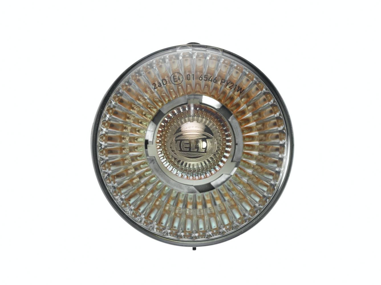 HELLA 2BA 009 001-191 Blinkleuchte - 12V - Einbau - Lichtscheibenfarbe: gelb/grau - hinten/links/rec-1