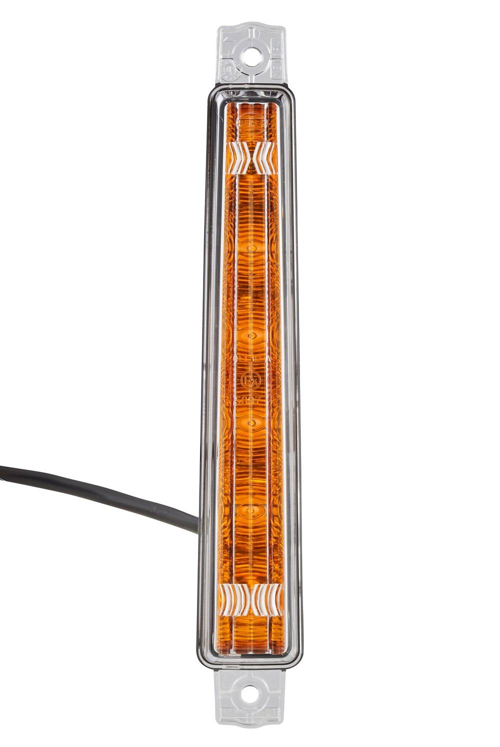 HELLA 2BA 012 846-011 Blinkleuchte - LED - 12V - Anbau - Lichtscheibenfarbe: gelb - vorne-1