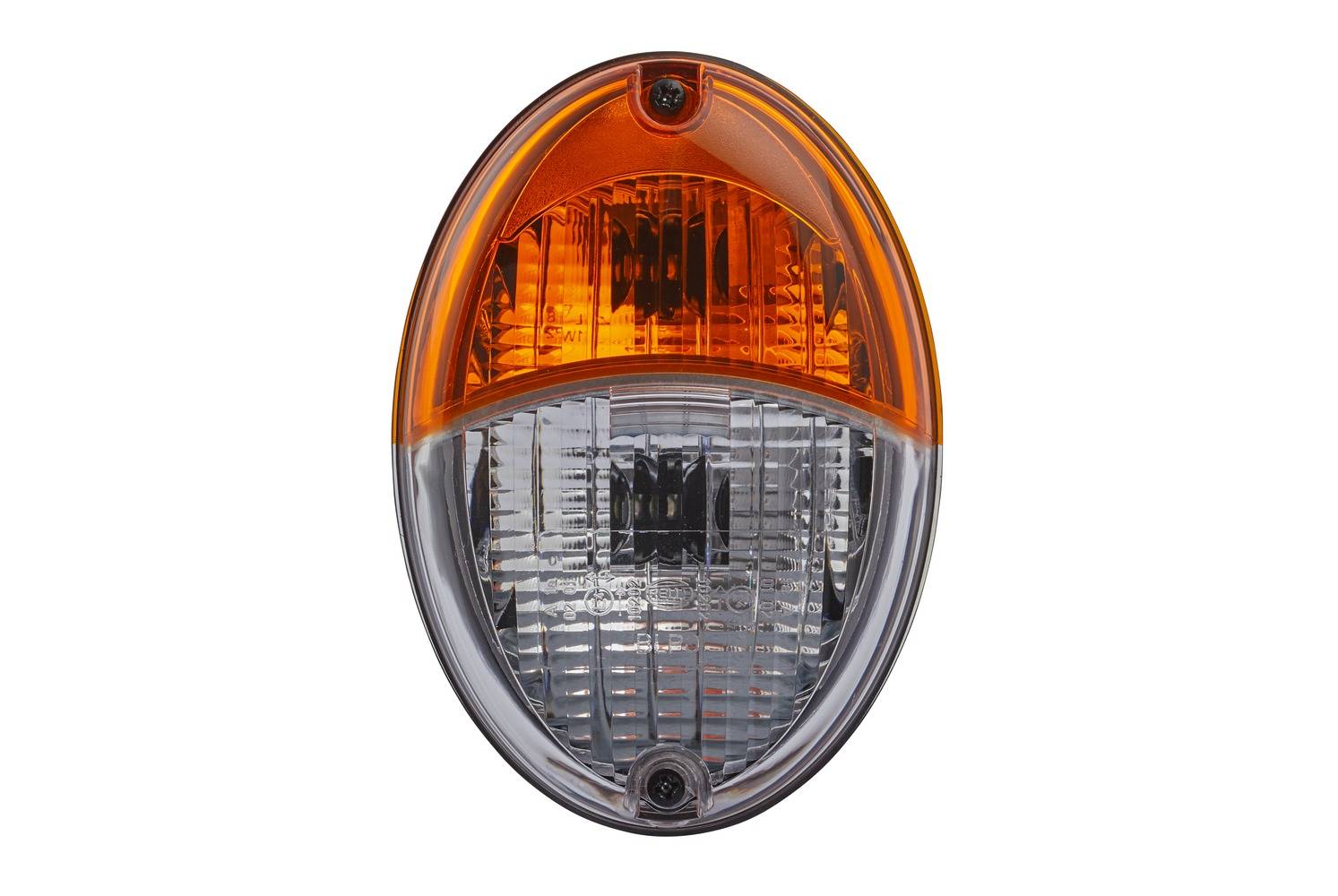 HELLA 2BE 343 130-081 Blinkleuchte - Agroluna - 12V - Anbau/Einbau - Lichtscheibenfarbe: gelb - link-1