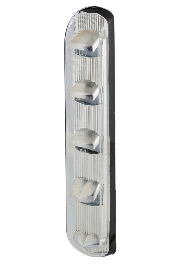HELLA 2BM 011 788-061 Zusatzblinkleuchte - LED - 24V - aufklebbar - Lichtscheibenfarbe: glasklar - L