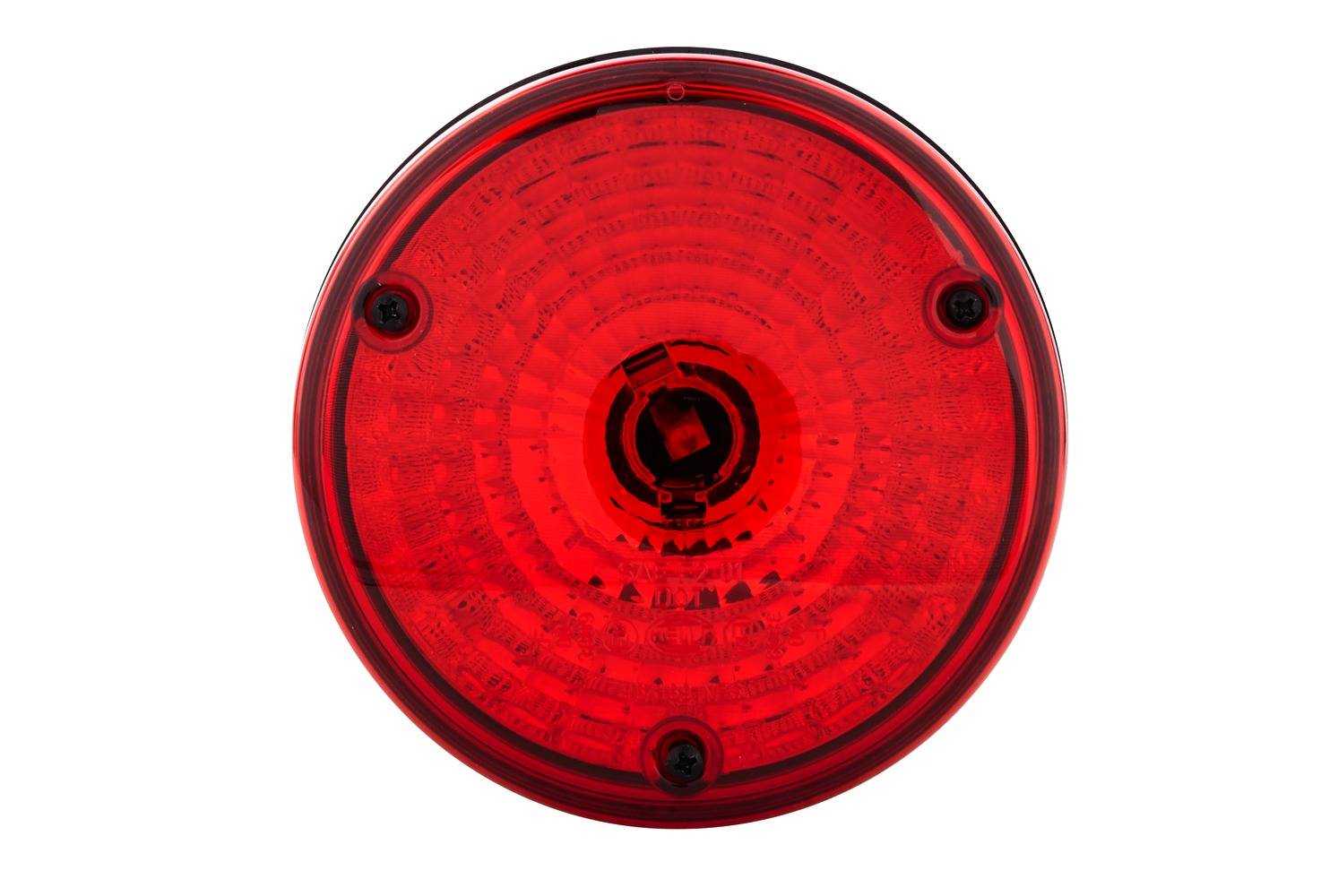 HELLA 2NE 964 169-521 Nebelschlussleuchte - 12/24V - rund - Anbau/Einbau - Lichtscheibenfarbe: rot --1
