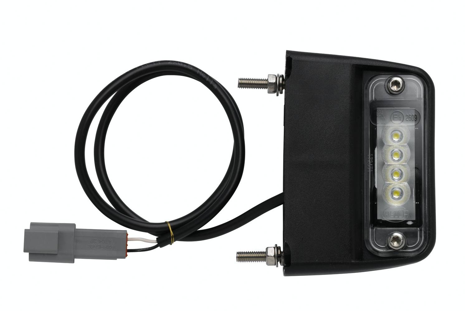HELLA 2KA 010 278-181 Kennzeichenleuchte - LED - 24V - Anbau - Kabel: 550mm - Stecker: Amphenol - se-1