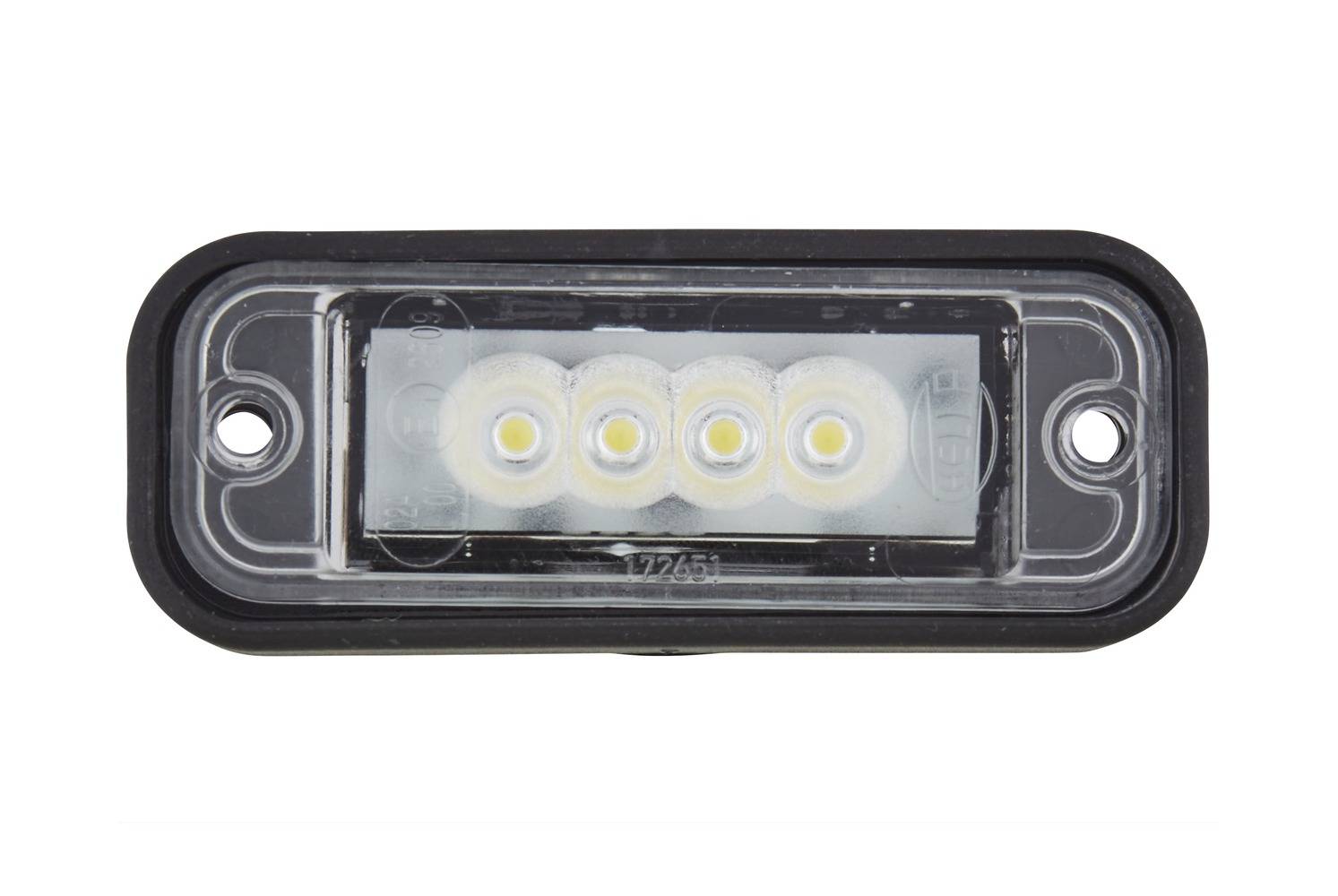 HELLA 2KA 010 278-607 Kennzeichenleuchte - LED - 24V - Einbau - Kabel: 1000mm-1