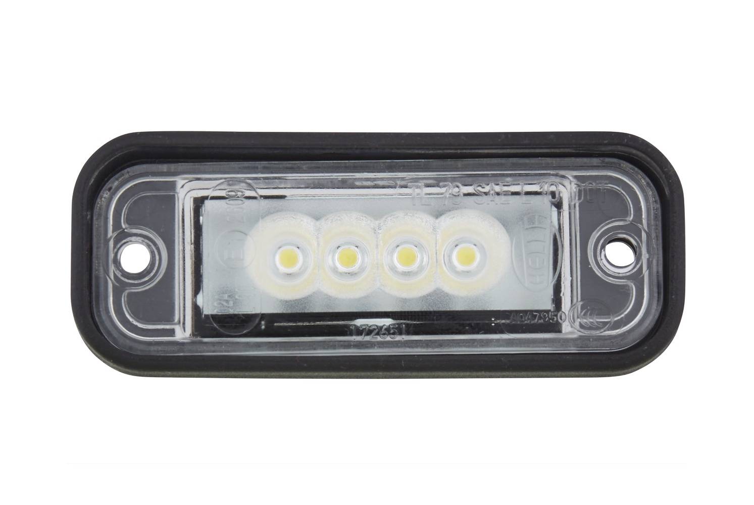 HELLA 2KA 010 278-617 Kennzeichenleuchte - LED - 12V - Einbau - Kabel: 1000mm-1