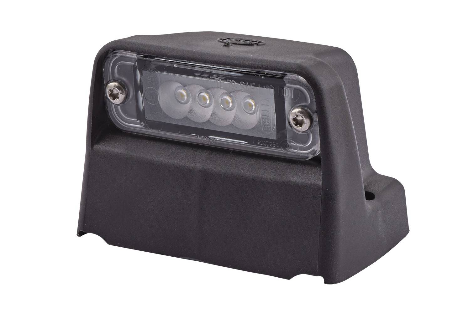 HELLA 2KA 010 278-321 Kennzeichenleuchte - LED - 12V - Anbau/geschraubt - Lichtscheibenfarbe: glaskl-0