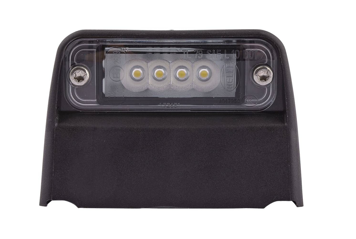 HELLA 2KA 010 278-321 Kennzeichenleuchte - LED - 12V - Anbau/geschraubt - Lichtscheibenfarbe: glaskl-1