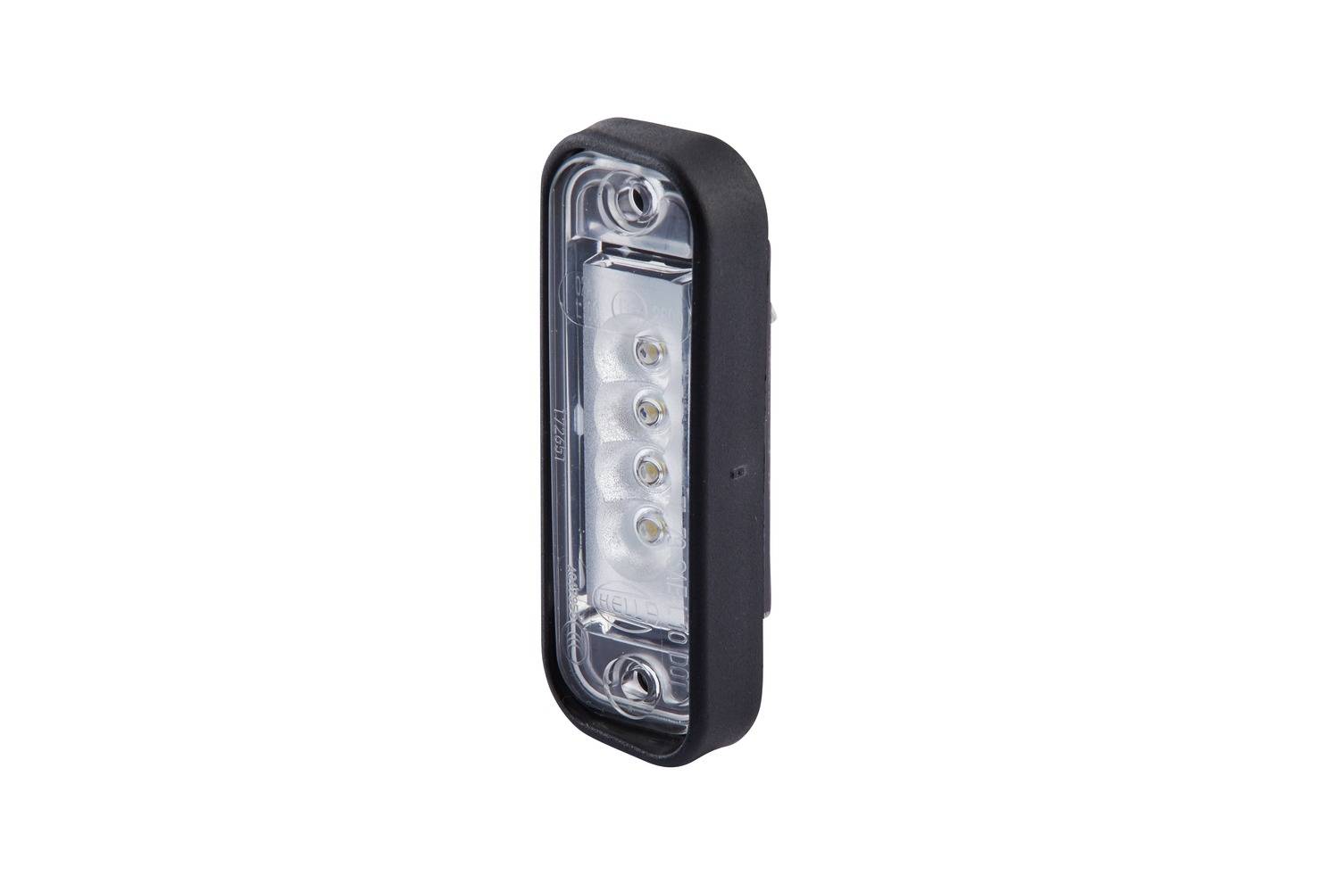 HELLA 2KA 010 278-311 Kennzeichenleuchte - LED - 12V - Einbau - LED-Lichtfarbe: weiß - Stecker: Flac-0