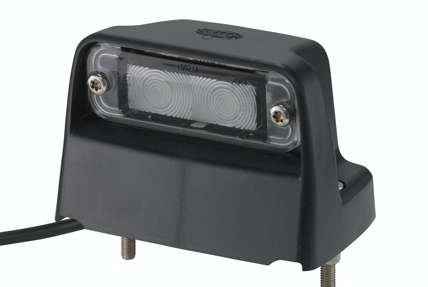 HELLA 2KA 012 271-051 Kennzeichenleuchte - LED - 12/24V - Anbau - Kabel: 500mm - Stecker: EasyConn --0