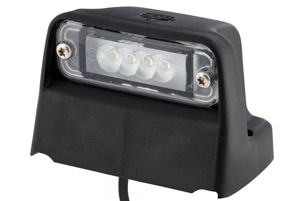 HELLA 2KA 010 278-031 Kennzeichenleuchte - LED - 24V - Anbau/geschraubt - Kabel: 2000mm - Stecker: F
