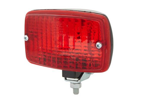 HELLA 2NE 002 985-001 Nebelschlussleuchte - 12V - Anbau - Lichtscheibenfarbe: rot - Stecker: Flachst