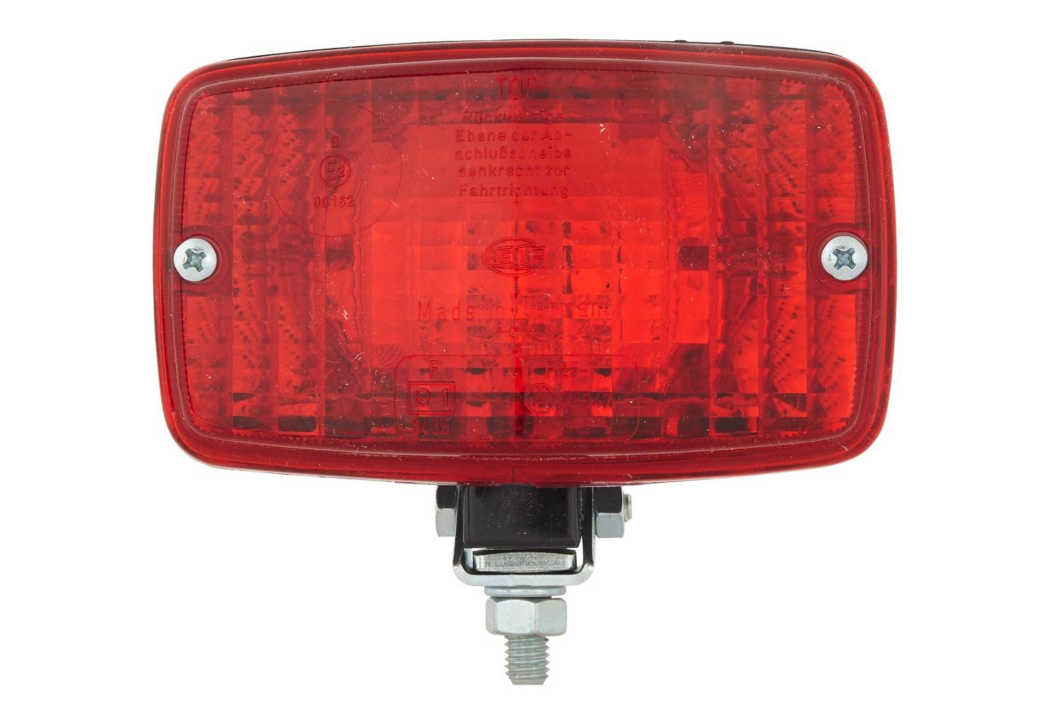 HELLA 2NE 002 985-001 Nebelschlussleuchte - 12V - Anbau - Lichtscheibenfarbe: rot - Stecker: Flachst-1