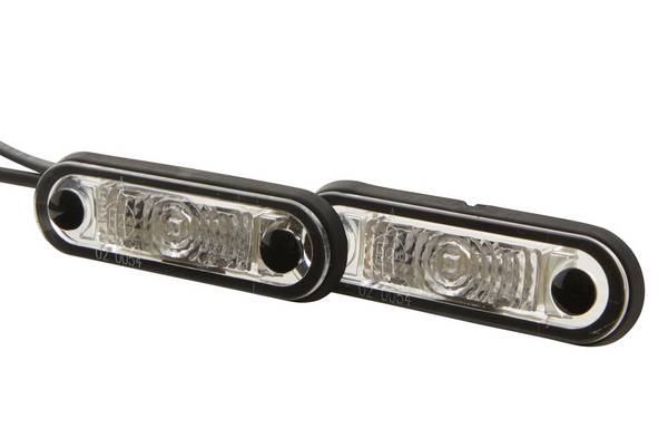 HELLA 2PF 959 590-202 Positionsleuchte - LED - 12/24V - Einbau - Lichtscheibenfarbe: glasklar - Kabe