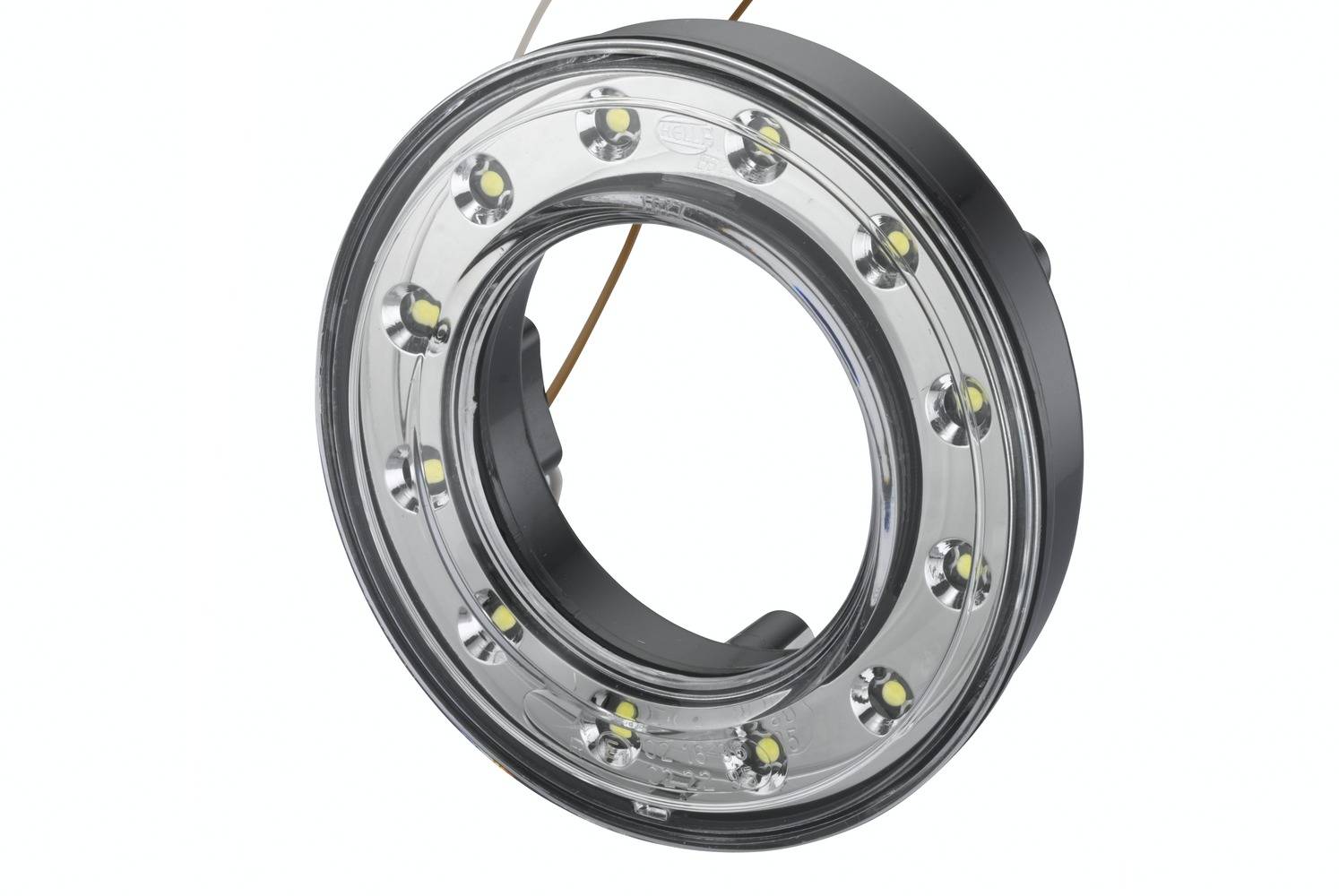 HELLA 2PF 008 405-061 Positionsleuchte - LED - 12V - Ringform - Einbau - Lichtscheibenfarbe: glaskla-0