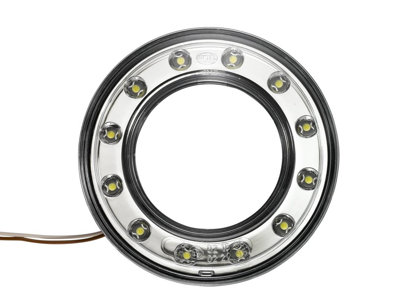 HELLA 2PF 008 405-061 Positionsleuchte - LED - 12V - Ringform - Einbau - Lichtscheibenfarbe: glaskla-1