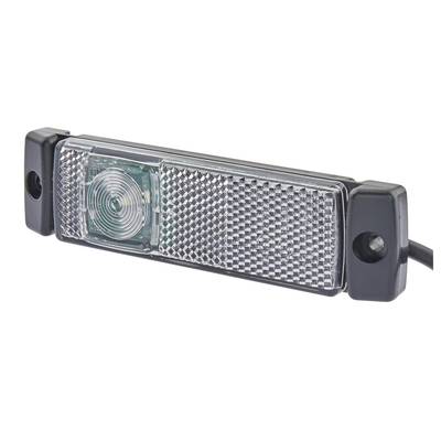HELLA 2PG 008 645-971 Positionsleuchte - LED - 24V - Anbau - Lichtscheibenfarbe: glasklar - Kabel: 5