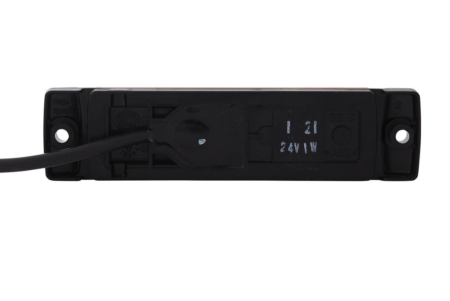 HELLA 2PS 008 645-891 Seitenmarkierungsleuchte - LED - 24V - Anbau - LED-Lichtfarbe: gelb - Kabel: 5-3