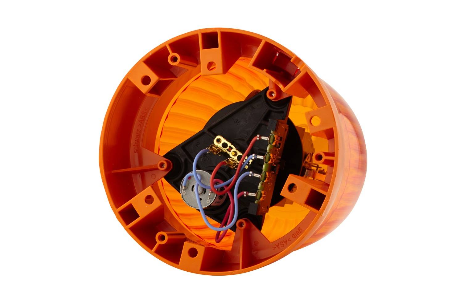 HELLA 2RL 008 727-011 Halogen-Rundumkennleuchte - KL Junior - 24V - gelb - Anbau/geschraubt - gelb --2