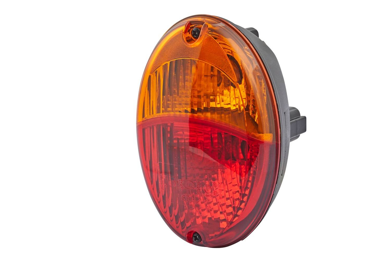 HELLA 2SD 343 130-071 Heckleuchte - Agroluna - 12V - Anbau/Einbau - Lichtscheibenfarbe: gelb/rot - l-0