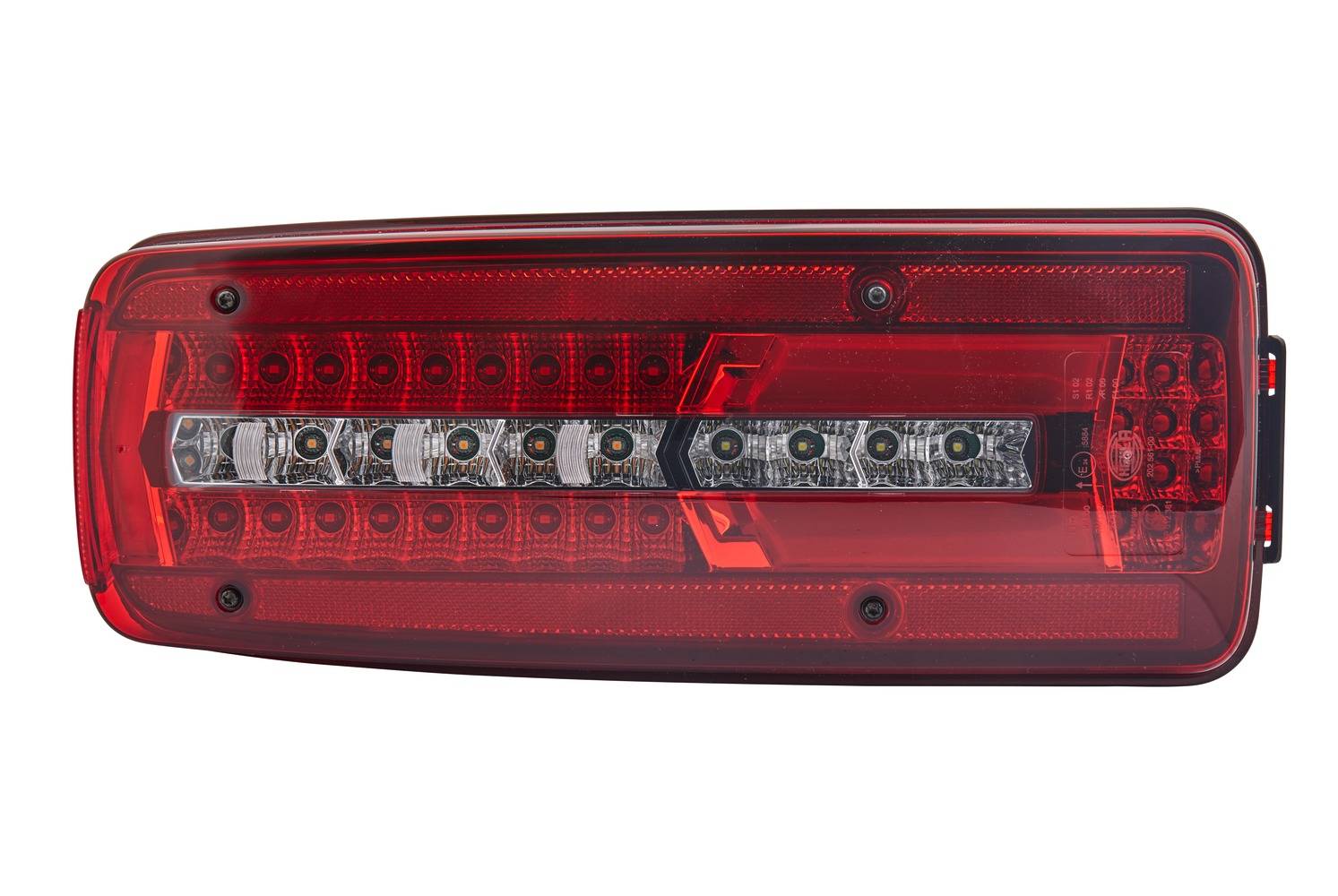 HELLA 2VD 012 381-011 Heckleuchte - Truck Full LED - LED - 24V - Stecker: DIN - 7-polig - links-1