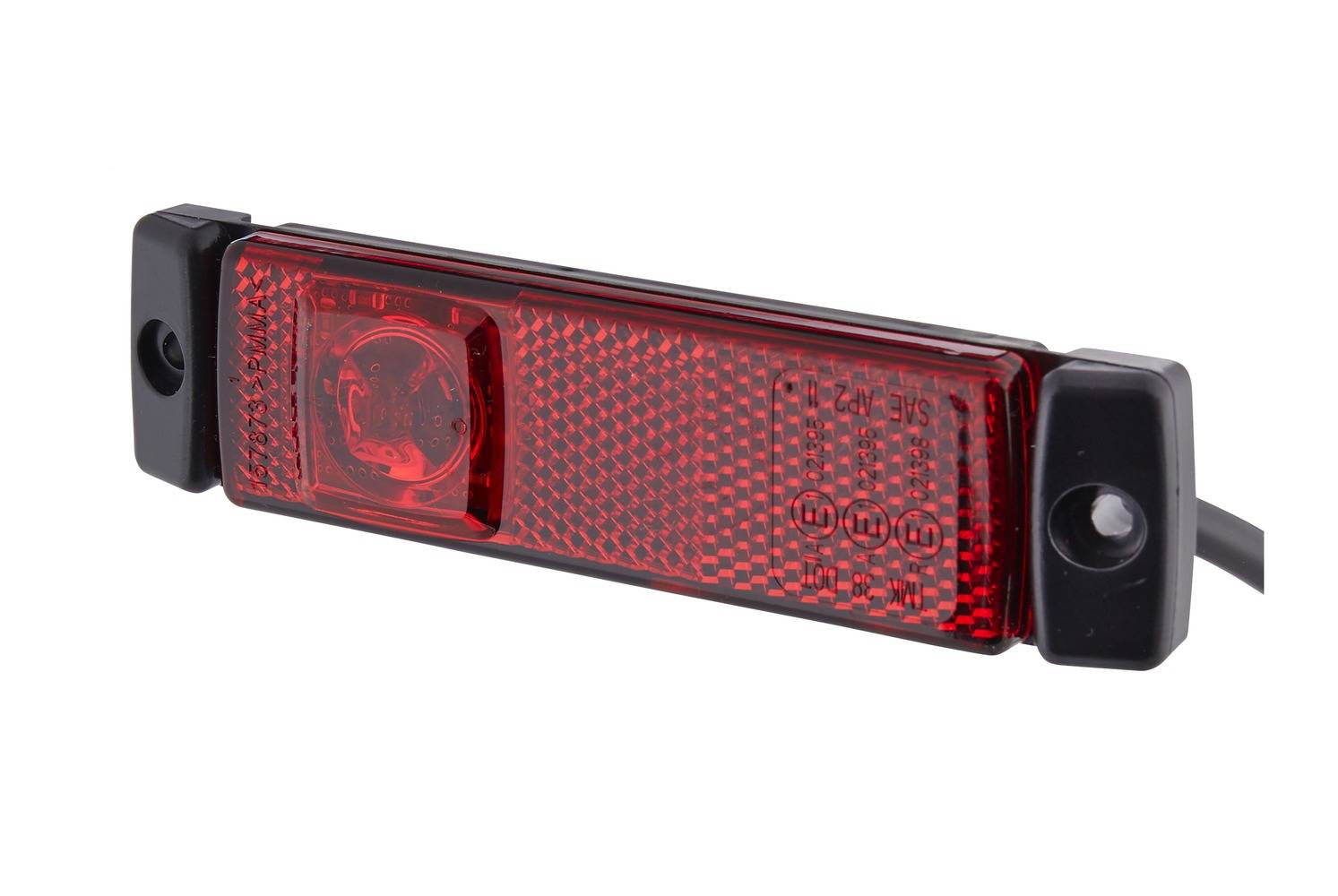 HELLA 2TM 008 645-651 Schlussleuchte - LED - 24V - Anbau - Lichtscheibenfarbe: rot - LED-Lichtfarbe:-0