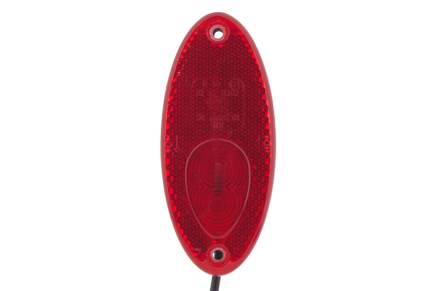 HELLA 2TM 964 295-091 Schlussleuchte - LED - 24V - Anbau - Lichtscheibenfarbe: rot - Kabel: 5000mm-1