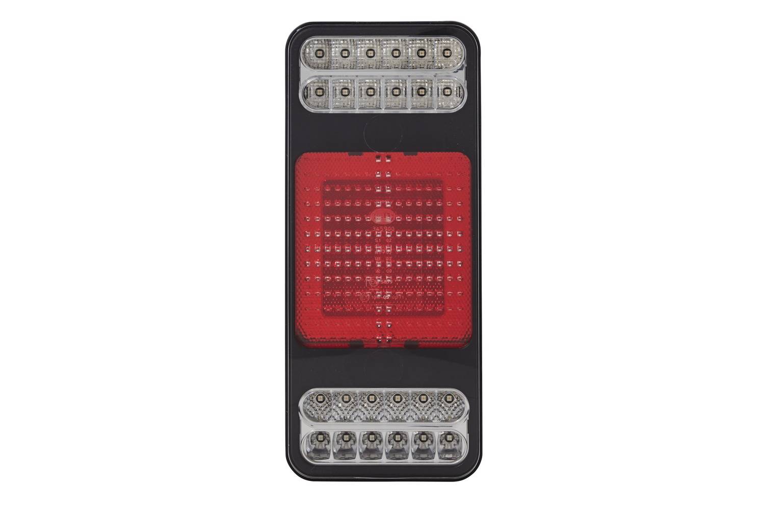 HELLA 2VP 345 900-261 Heckleuchte - Coluna - LED - 24V - Anbau/Stehbolzen - LED-Lichtfarbe: gelb/rot-2