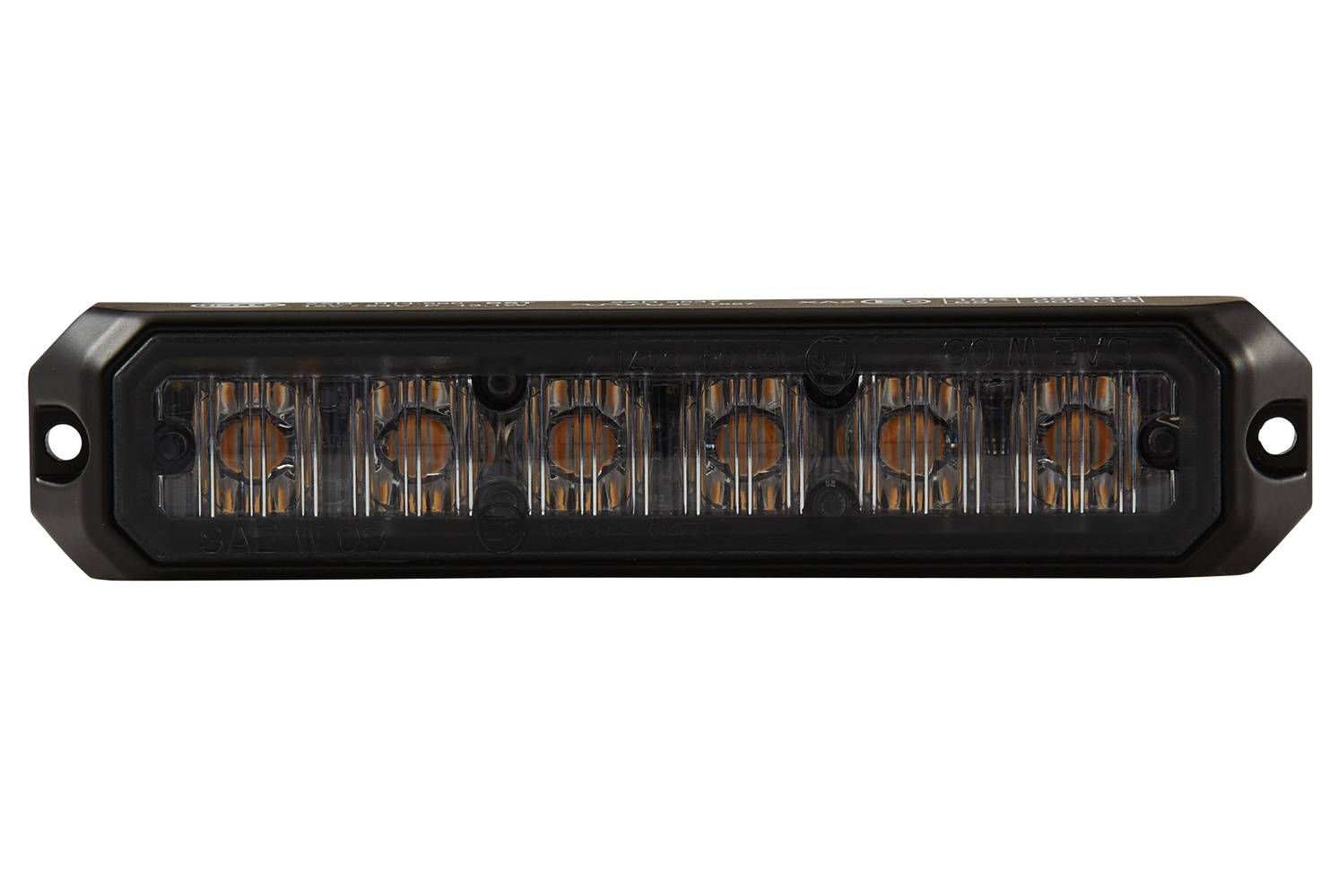 HELLA 2XD 014 560-201 LED-Blitz-Kennleuchte - BST - 12/24V - gelb - Anbau/geschraubt - glasklar - ge-1