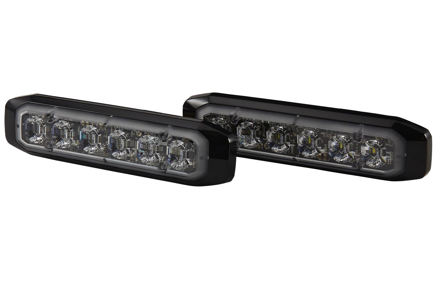 HELLA 2XD 014 592-901 LED-Blitz-Kennleuchte - BST-Slim - 12/24V - weiß - Anbau/geschraubt - glasklar-0
