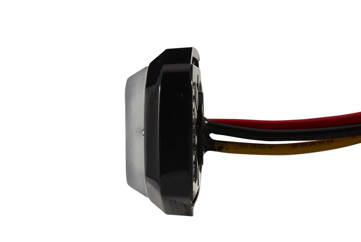 HELLA 2XD 014 592-901 LED-Blitz-Kennleuchte - BST-Slim - 12/24V - weiß - Anbau/geschraubt - glasklar-2