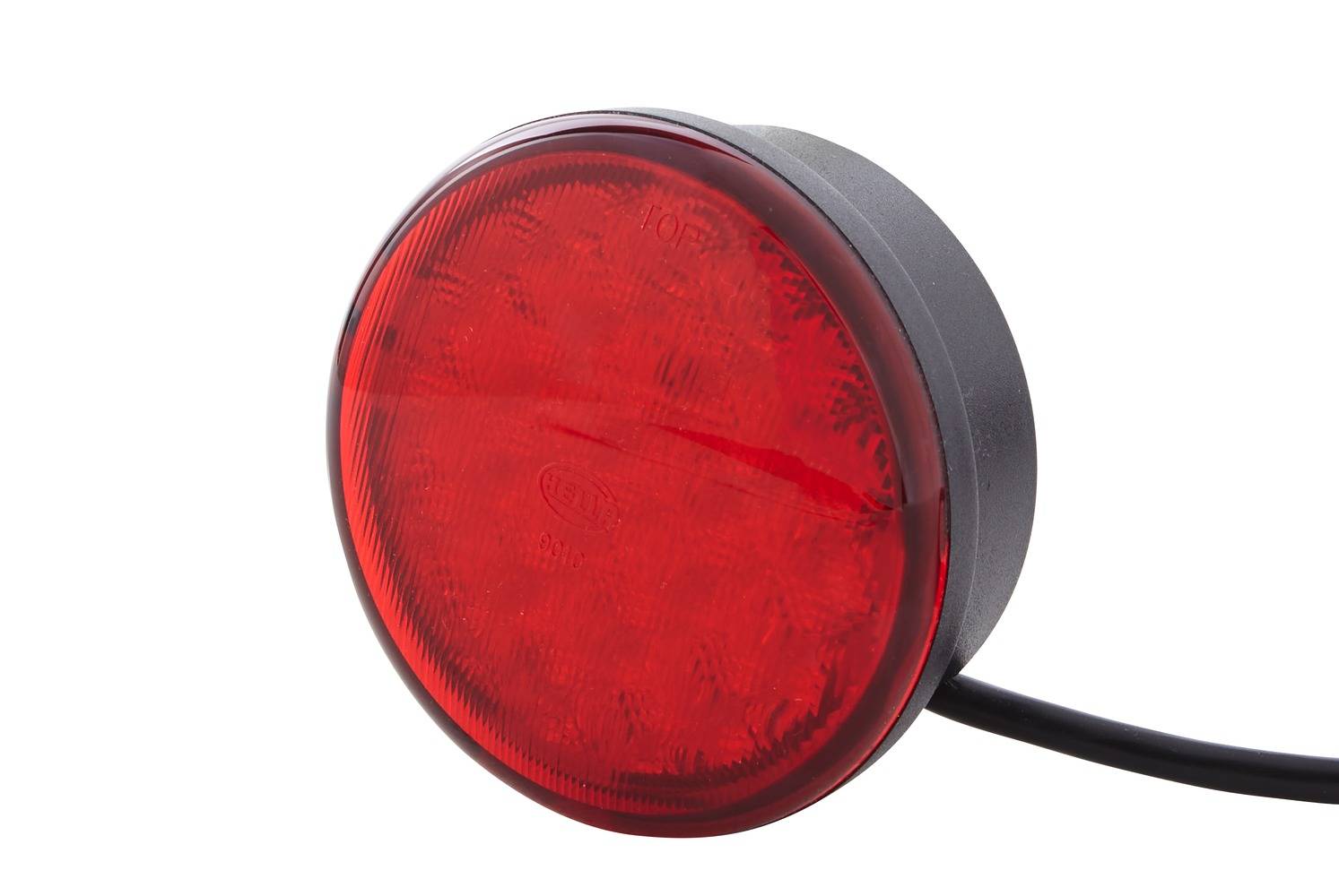 HELLA 2XD 959 010-021 LED-Warnleuchte - Multi F 83mm - 12/24V - rund - Einbau - rot-0
