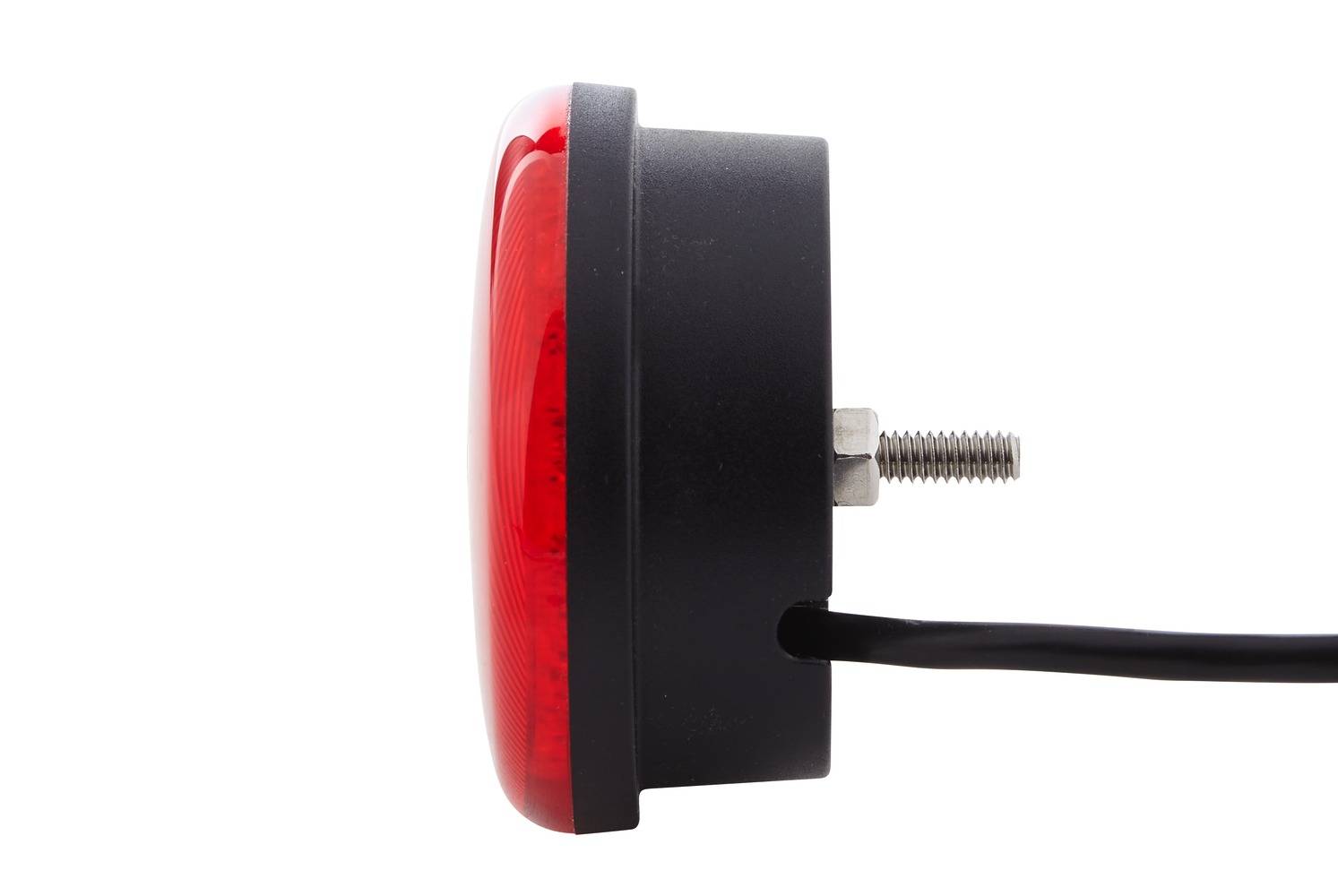 HELLA 2XD 959 010-021 LED-Warnleuchte - Multi F 83mm - 12/24V - rund - Einbau - rot-2