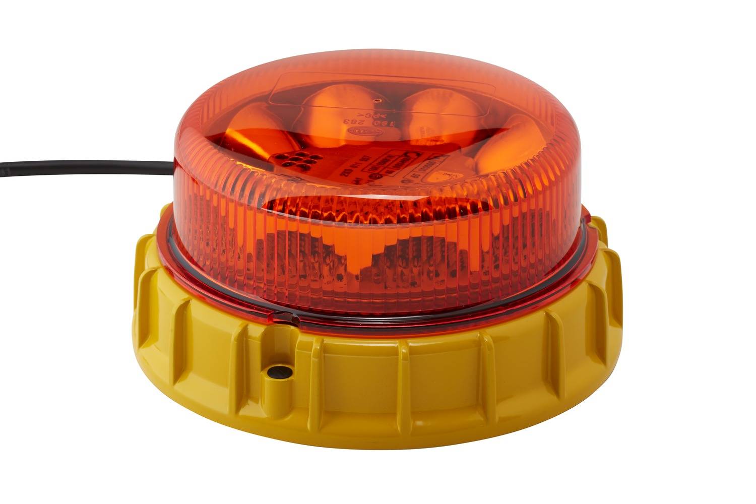 HELLA 2XD 011 557-601 LED-Rundumkennleuchte - K-LED 2.0 - 12/24V - gelb - geschraubt - gelb - Kabel:-0