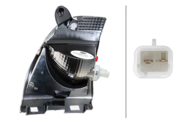 HELLA 2ZR 009 774-121 Heckleuchte - unterer Teil - rechts - für u.a. Peugeot 2008 I (Cu_)