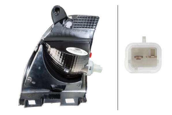 HELLA 2ZR 009 774-121 Heckleuchte - unterer Teil - rechts - für u.a. Peugeot 2008 I (Cu_)-0