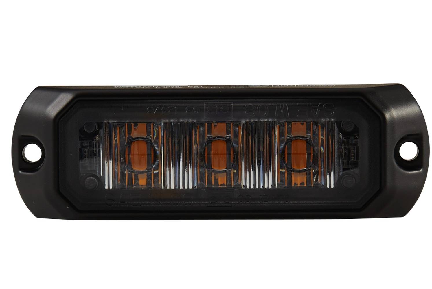 HELLA 2XD 014 561-201 LED-Blitz-Kennleuchte - BST - 12/24V - gelb - Anbau/geschraubt - glasklar - ge-1