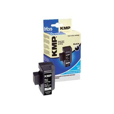 KMP H35 - 17 ml - Schwarz - kompatibel - Tintenpatrone (Alternative zu: HP 363 large) - für HP Photosmart C5180, C6180, 