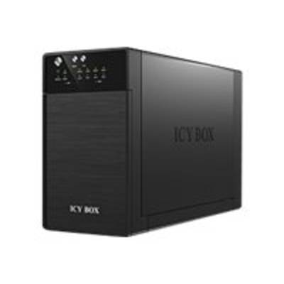Icy Box 20620 ICY BOX IB-3620U3              bk 2x3,5"