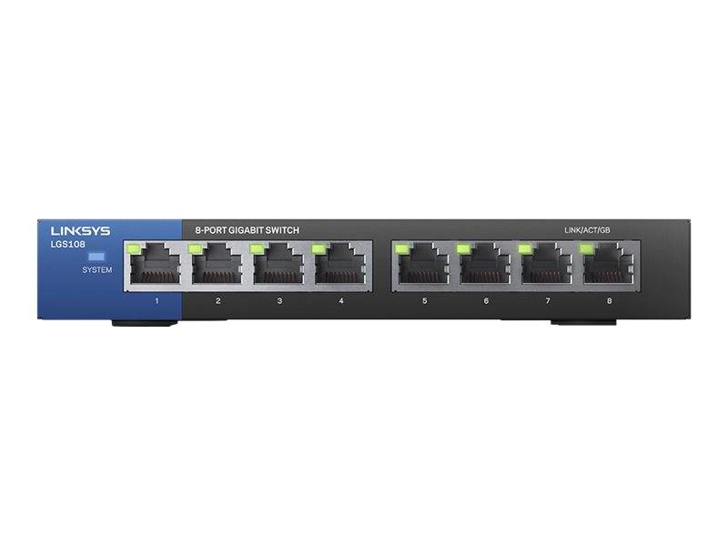 Linksys LGS108-EU LGS108 Netzwerk Switch 8 Port 1 GBit/s-0