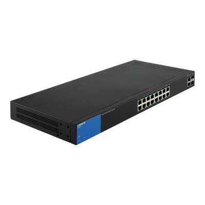 Linksys LGS318P-EU Netzwerk Switch  16 + 2 Port 1 GBit/s PoE-Funktion 