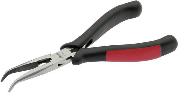 Cimco 100816 Elektrotechnik und Feinwerktechnik Spitzzange 45° gebogen 150 mm